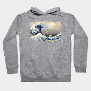 ✪ The Great Wave Off Kanagawa ✪ Retouched Fan Art Hoodie